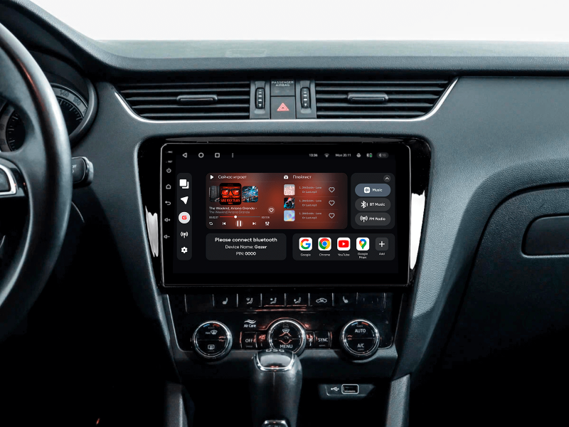 Купити Мультимедійна система Gazer T6010-5E/H PRO MAX до Skoda Octavia 3, A7 (5E) 2013-2018