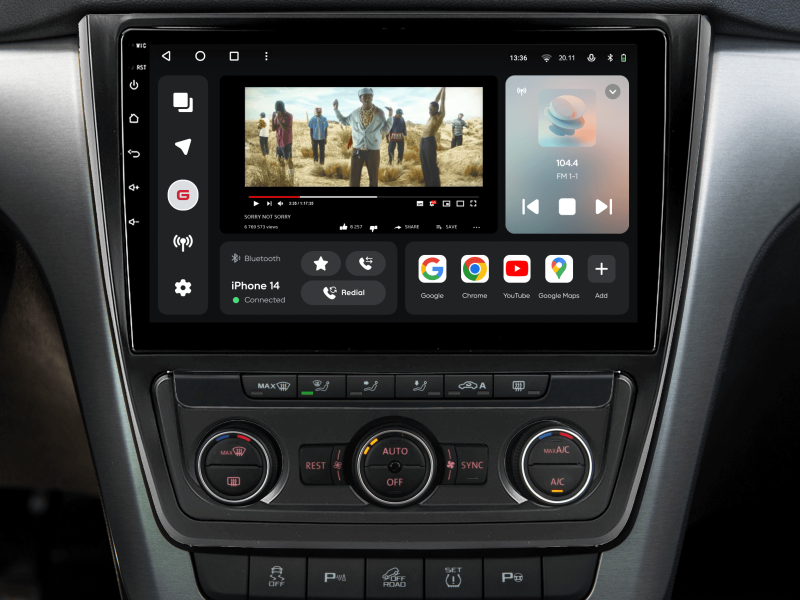 Buy Gazer T6010-5l Pro Max Multimedia System to Skoda Yeti (5l) 2009-2014