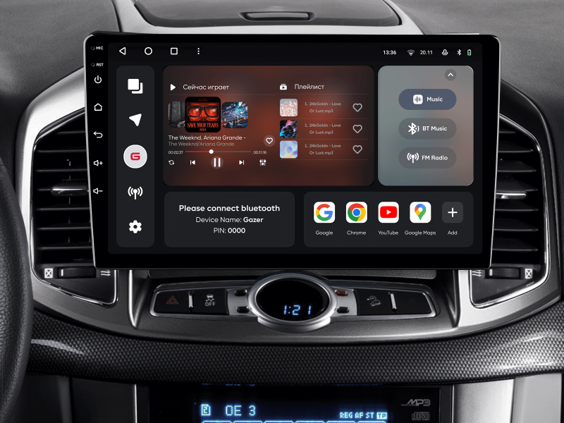 Купити Мультимедійна система Gazer T6010-C140 PRO MAX до Chevrolet Captiva 1 2011-2016