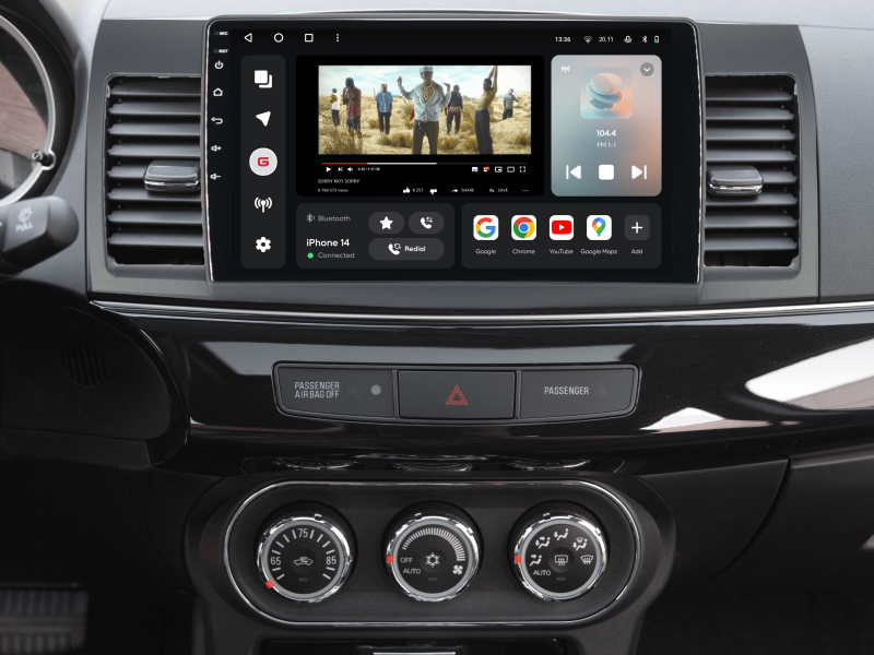 Купити Мультимедійна система Gazer T6010-CY/H PRO MAX до Mitsubishi Lancer 10 (CY) 2007-2012