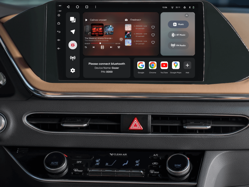 Купити Мультимедійна система Gazer T6010-DN8 PRO MAX до Hyundai Sonata 8 (DN8) 2019-2020