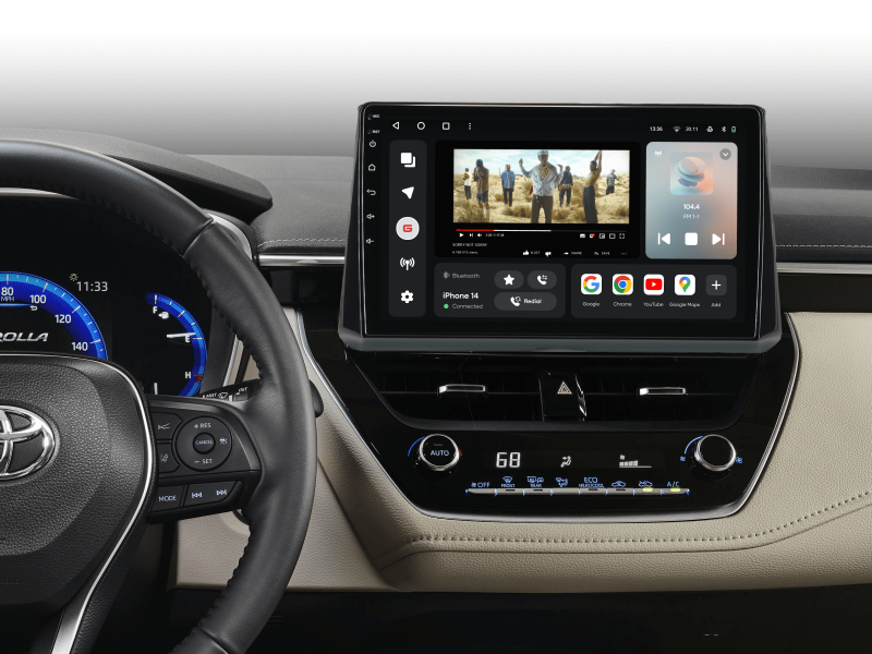 Купити Мультимедійна система Gazer T6010-E210 PRO MAX до Toyota Corolla 12 (E210) 2018-2020