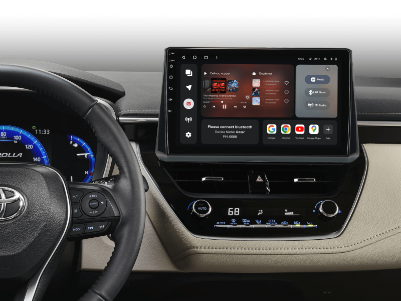 Купити Мультимедійна система Gazer T6010-E210 PRO MAX до Toyota Corolla 12 (E210) 2018-2020