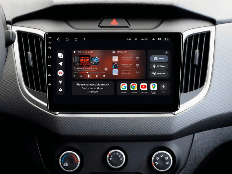 Купити Мультимедійна система Gazer T6010-GS PRO MAX до Hyundai Creta 1, IX25 (GS) 2015-2019