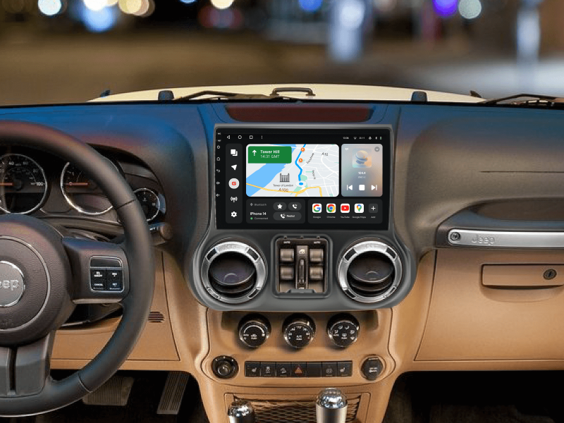 Купити Мультимедійна система Gazer T6010-JKF PRO MAX до Jeep Wrangler 3 (JK) 2010-2017