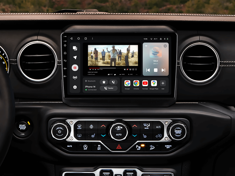 Купити Мультимедійна система Gazer T6010-JL PRO MAX до Jeep Wrangler 4 (JL) 2018-2019