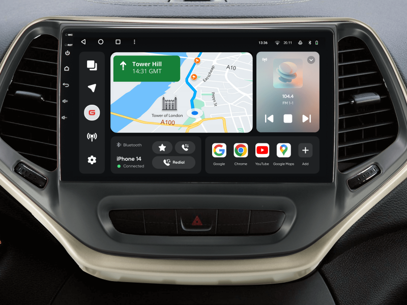 Купити Мультимедійна система Gazer T6010-KL PRO MAX до Jeep Cherokee 5 (KL) 2014-2018