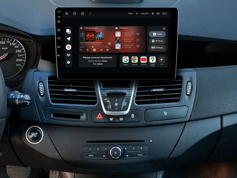 Купити Мультимедійна система Gazer T6010-L70 PRO MAX до Renault Latitude 1 (L70) 2010-2015