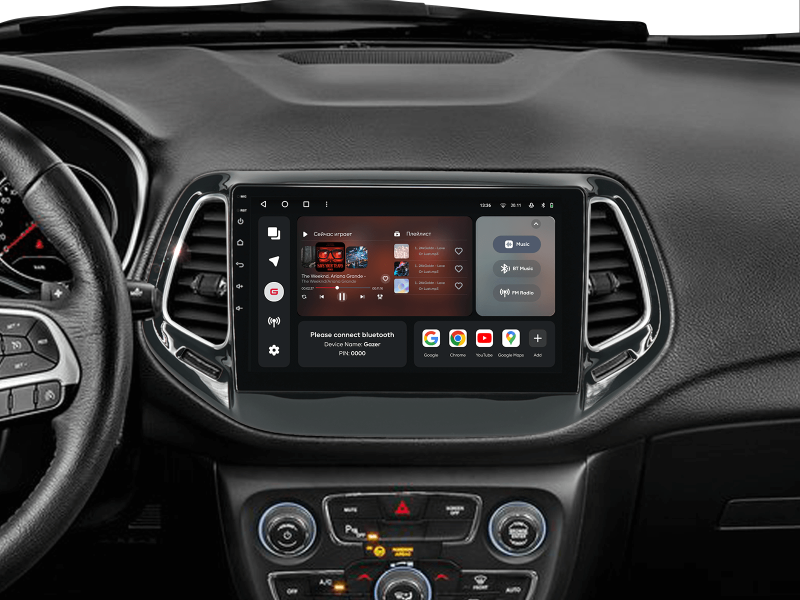 Купити Мультимедійна система Gazer T6010-MP PRO MAX до Jeep Compass 2 (MP) 2016-2018