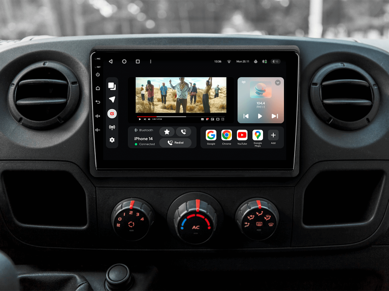 Buy Gazer T6010-NV400 Pro Max Multimedia System to Opel Movano 2 2010-2019