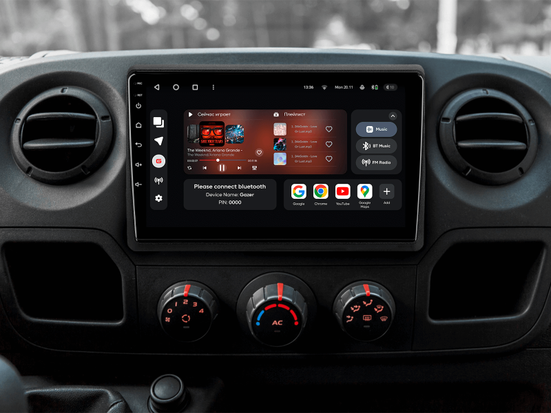 Buy Gazer T6010-NV400 Pro Max Multimedia System to Opel Movano 2 2010-2019