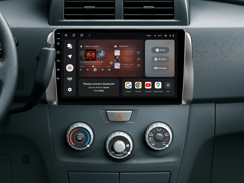 Купити Мультимедійна система Gazer T6010-QNC20 PRO MAX до Toyota bB 2 (QNC20) 2005-2016