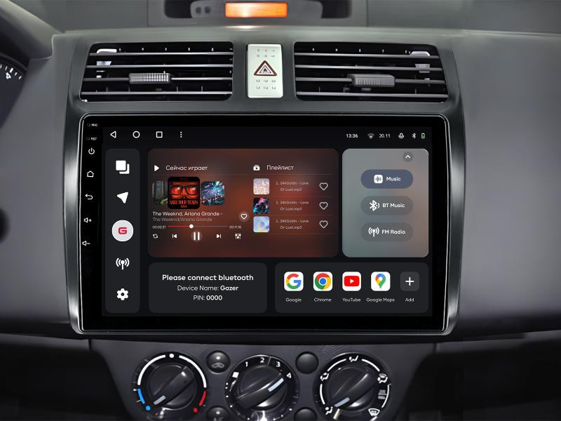 Купити Мультимедійна система Gazer T6010-RS PRO MAX до Suzuki Swift 1 (RS) 2003-2010