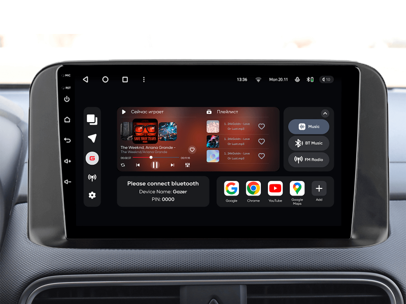 Купити Мультимедійна система Gazer T6010-SX2 PRO MAX до Hyundai Encino 2018-2019