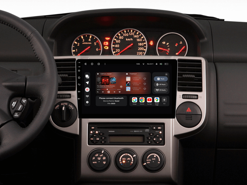 Купити Мультимедійна система Gazer T6010-T30 PRO MAX до Nissan X-Trail 1 2000-2007
