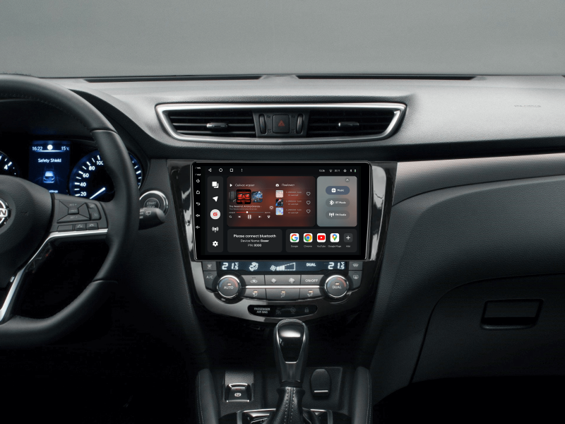 Купити Мультимедійна система Gazer T6010-T32/H PRO MAX до Nissan X-Trail 3, Qashqai 2 (Manual air conditioning) 2013-2017