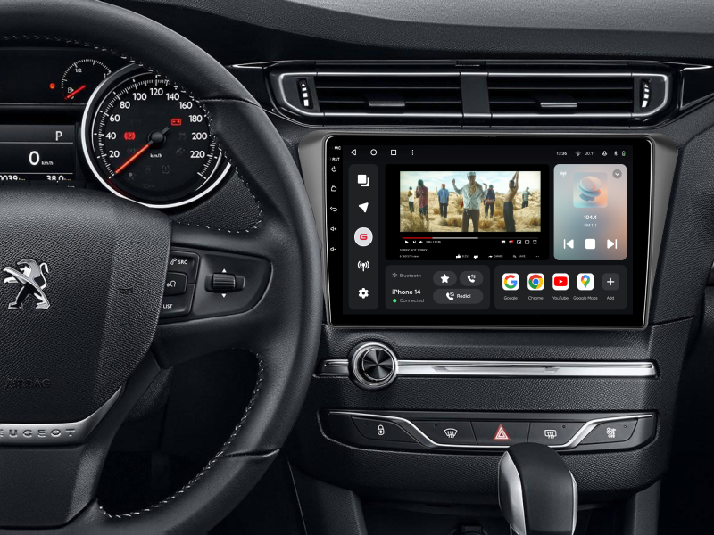 Купить Мультимедійна система Gazer T6010-T9 PRO MAX до Peugeot 408 2 2014-2018