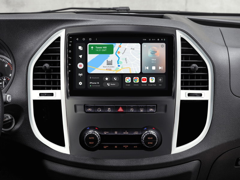 Купить Мультимедійна система Gazer T6010-W447 PRO MAX до Mercedes-Benz Vito 3 (W447) 2014-2020