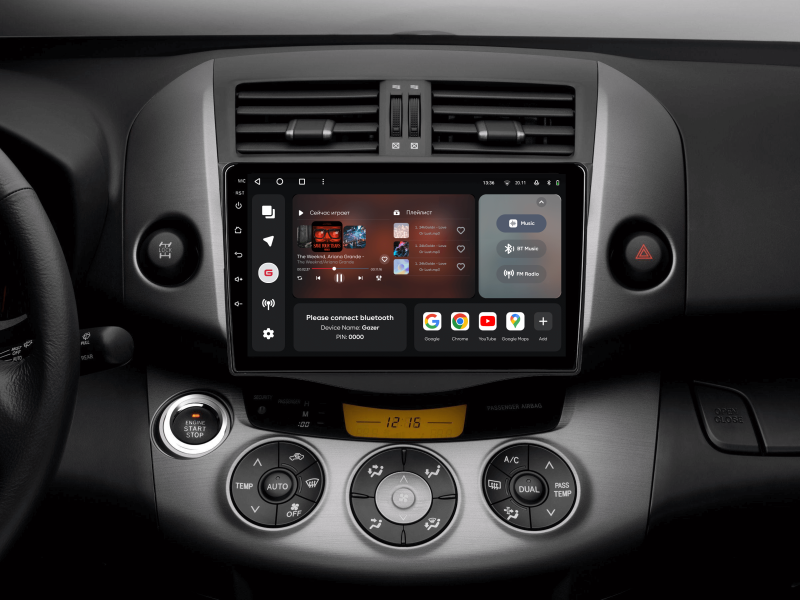 Купить Мультимедійна система Gazer T6010-XA30 PRO MAX до Toyota RAV4 3 (XA30) 2005-2013
