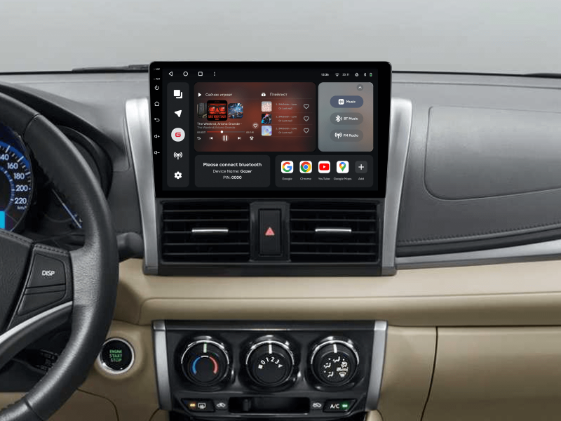 Купить Мультимедійна система Gazer T6010-XP150V PRO MAX до Toyota Vios 3 (XP150) 2013-2020