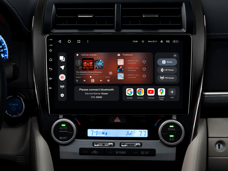 Купить Мультимедійна система Gazer T6010-XV50 PRO MAX до Toyota Camry 7 (XV50) (Middle East) 2012-2014