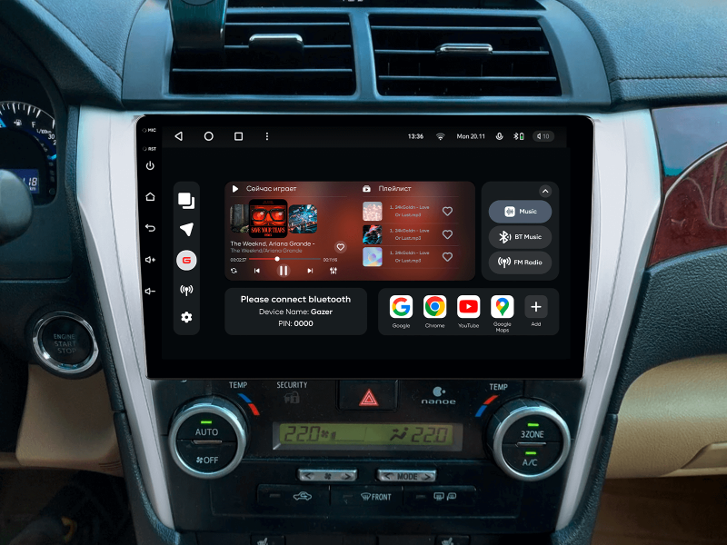 Купить Мультимедійна система Gazer T6010-XV55 PRO MAX до Toyota Camry 7 (XV55) (USA) 2014-2017