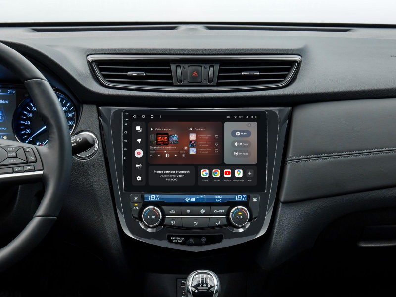 Купить Мультимедійна система Gazer T6510-T32/L PRO MAX до Nissan X-Trail 3, Qashqai 2 (Automatic air conditioning) 2013-2017