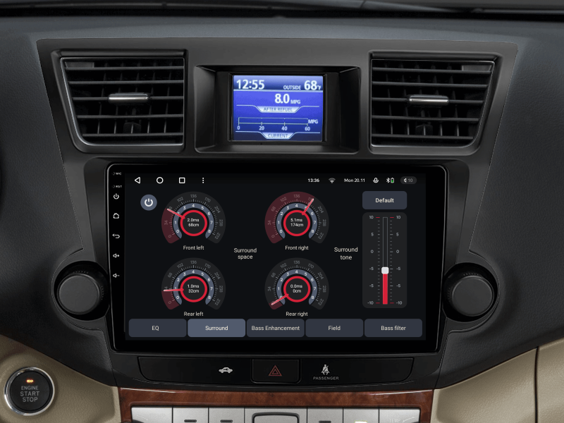 Купить Мультимедійна система Gazer T6510-XU40 PRO MAX до Toyota Highlander 2 (XU40) 2007-2013