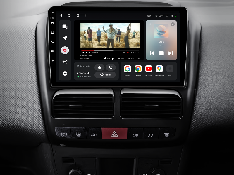 Buy Gazer T6009-263 Pro Max Multimedia System to Fiat Doblo 2 (263) 2009-2015