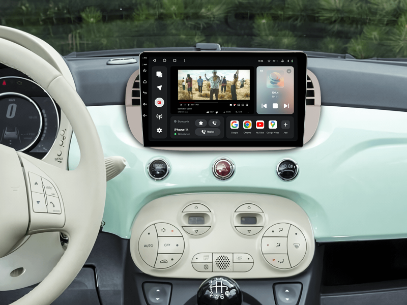 Купить Мультимедійна система Gazer T6009-312 PRO MAX до Fiat 500 2007-2014