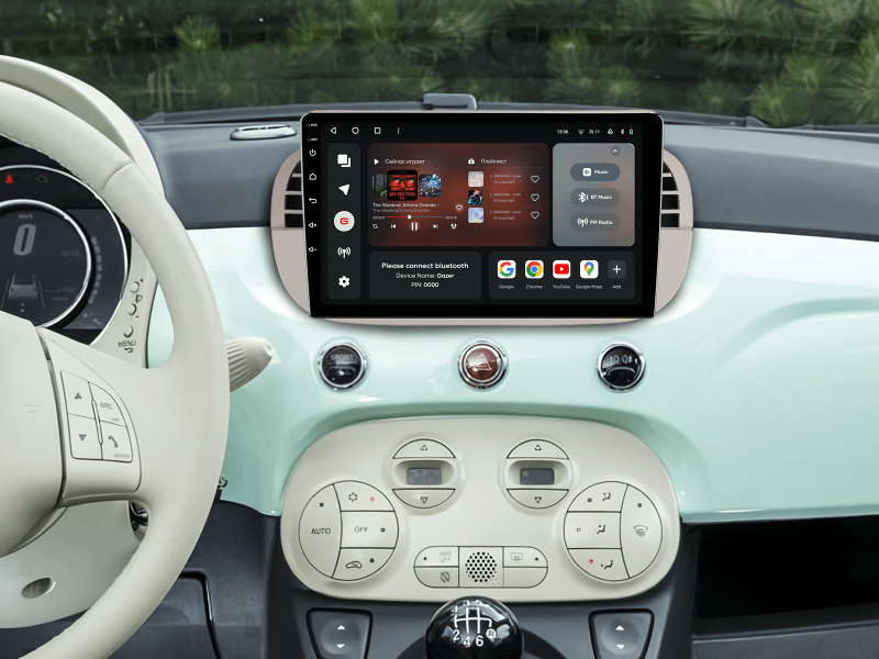 Купить Мультимедійна система Gazer T6009-312 PRO MAX до Fiat 500 2007-2014