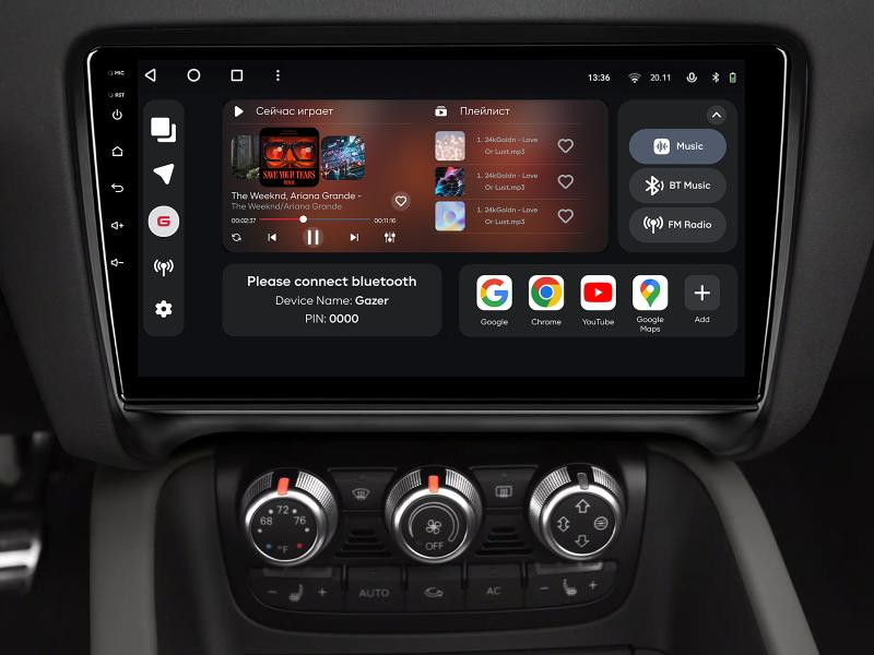 Купить Мультимедійна система Gazer T6009-8J PRO MAX до Audi TT 2 (8J) 2006-2014