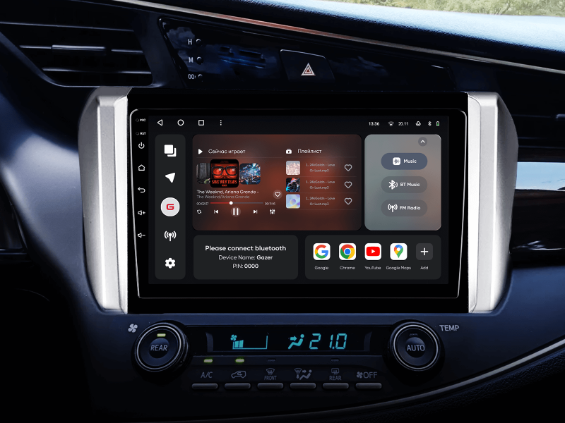 Купити Мультимедійна система Gazer T6009-AN140 PRO MAX до Toyota Innova 2 (AN140) 2015-2022