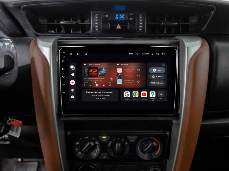 Купити Мультимедійна система Gazer T6009-AN150 PRO MAX до Toyota Fortuner 2 (AN150, AN160) 2015-2018