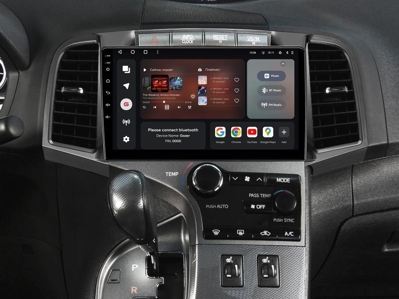 Buy Gazer T6009-IV10 Pro Max Multimedia System to Toyota Venza (AV10) 2008-2016