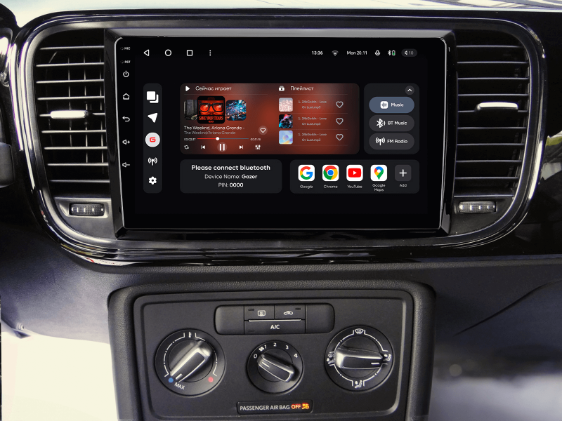 Купити Мультимедійна система Gazer T6009-BTL PRO MAX до Volkswagen Beetle 2011-2019