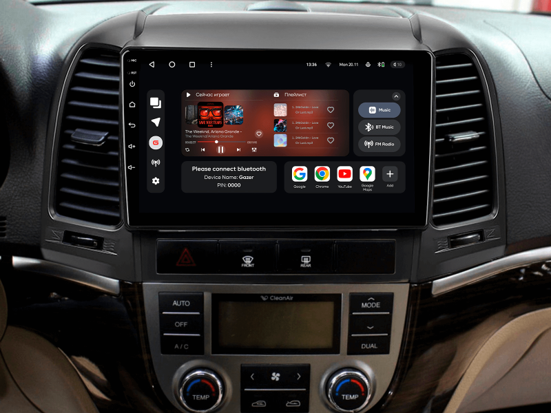 Купити Мультимедійна система Gazer T6009-CM PRO MAX до Hyundai Santa Fe 2 (CM) 2006-2012