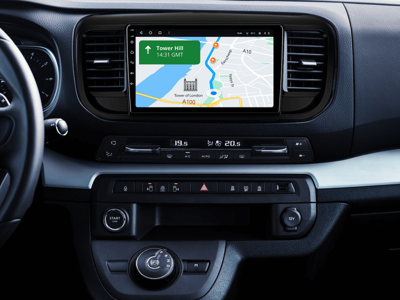 Buy Gazer T6009-EMP2 PRO MAX Multimedia System to Citroen Jumpy 3, Spacetourer 1 2016-2021