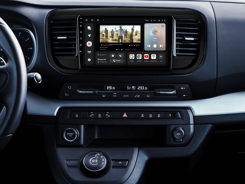 Buy Gazer T6009-EMP2 PRO MAX Multimedia System to Citroen Jumpy 3, Spacetourer 1 2016-2021