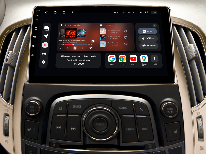 Купити Мультимедійна система Gazer T6009-G4 PRO MAX до Buick Lacrosse 2009-2013