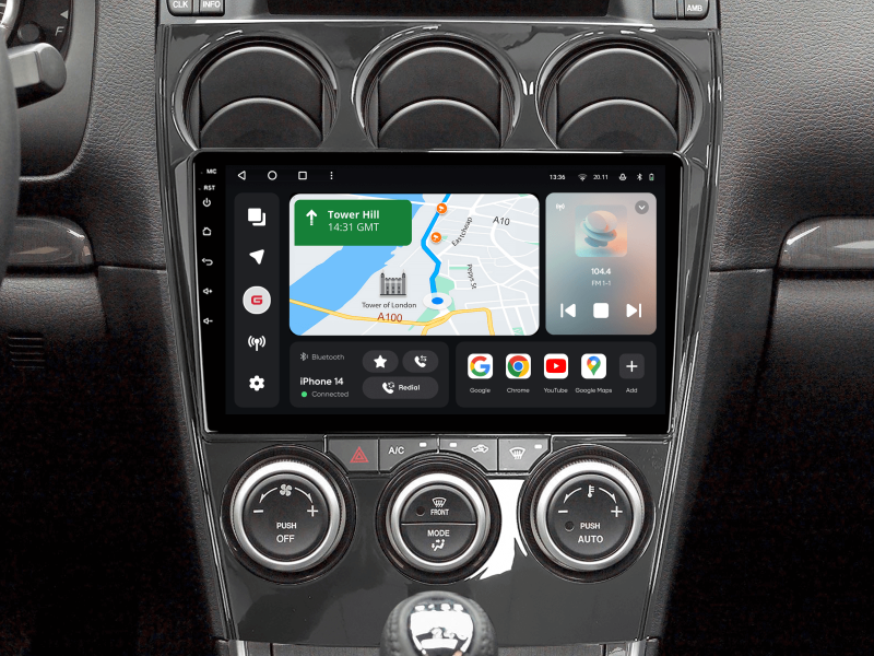 Купити Мультимедійна система Gazer T6009-GG PRO MAX до Mazda 6 (GG) 2002-2007