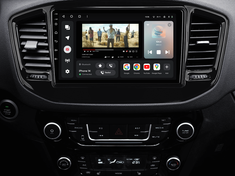 Купити Мультимедійна система Gazer T6009-GX7F PRO MAX до Geely Emgrand X7, Vision X6, Haoqing SUV 2014-2020