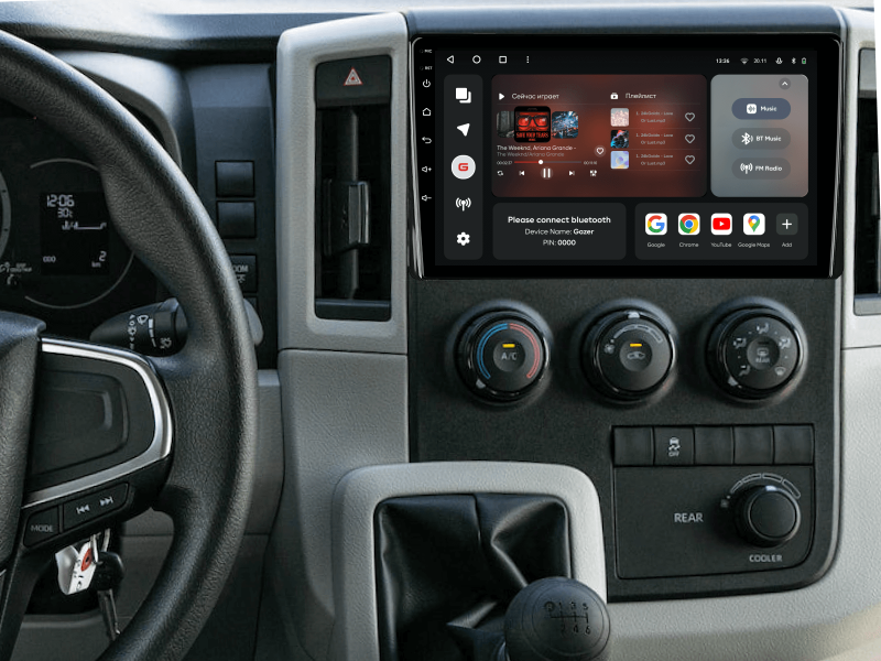 Купити Мультимедійна система Gazer T6009-H300/L PRO MAX до Toyota Hiace 6 (H300), GranAce 1 2019-2022