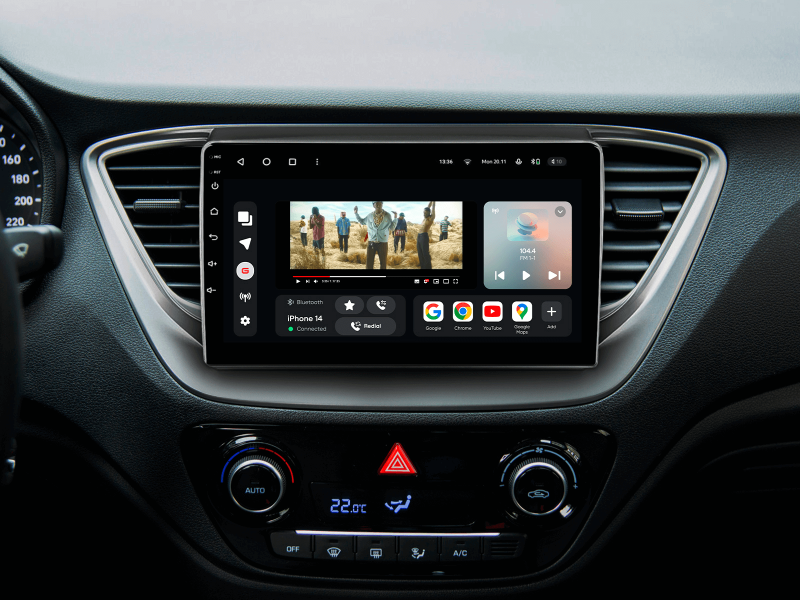 Купити Мультимедійна система Gazer T6009-HC/L PRO MAX до Hyundai Solaris 2 (HC) 2017-2018