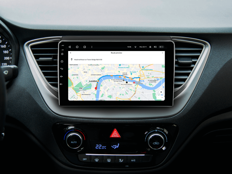 Купити Мультимедійна система Gazer T6009-HC/L PRO MAX до Hyundai Solaris 2 (HC) 2017-2018