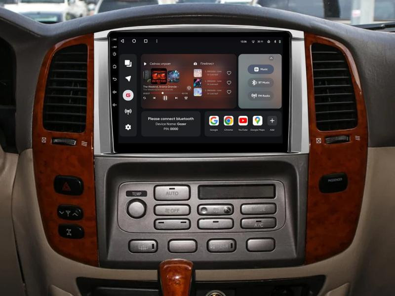 Buy Gazer T6009-J100 Pro Max Multimedia System to Toyota Land Cruiser 100 (J100) 2002-2007