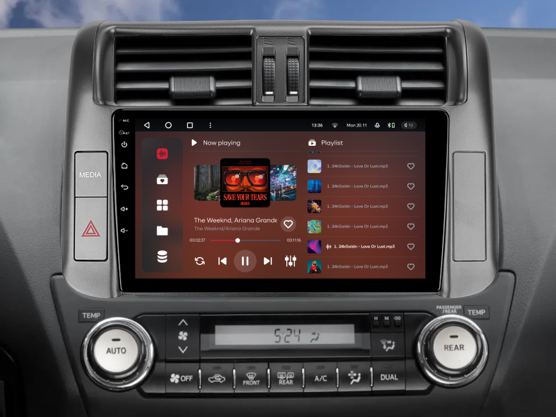 Buy Gazer T6009-J150/H Pro Max Multimedia System to Toyota Land Cruiser Prado 4 (J150) 2009-2013