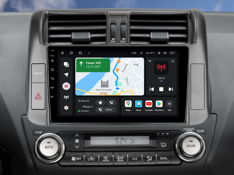 Buy Gazer T6009-J150/H Pro Max Multimedia System to Toyota Land Cruiser Prado 4 (J150) 2009-2013