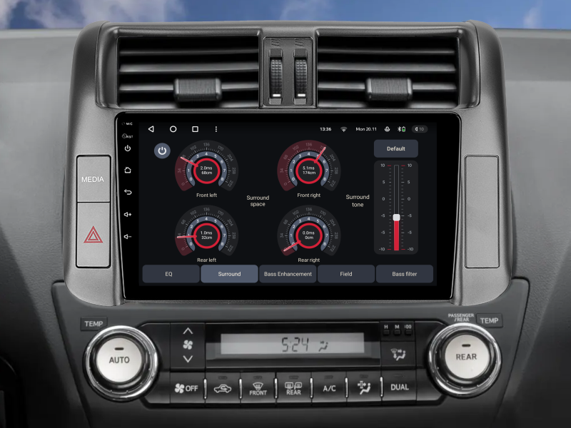 Buy Gazer T6009-J150/H Pro Max Multimedia System to Toyota Land Cruiser Prado 4 (J150) 2009-2013