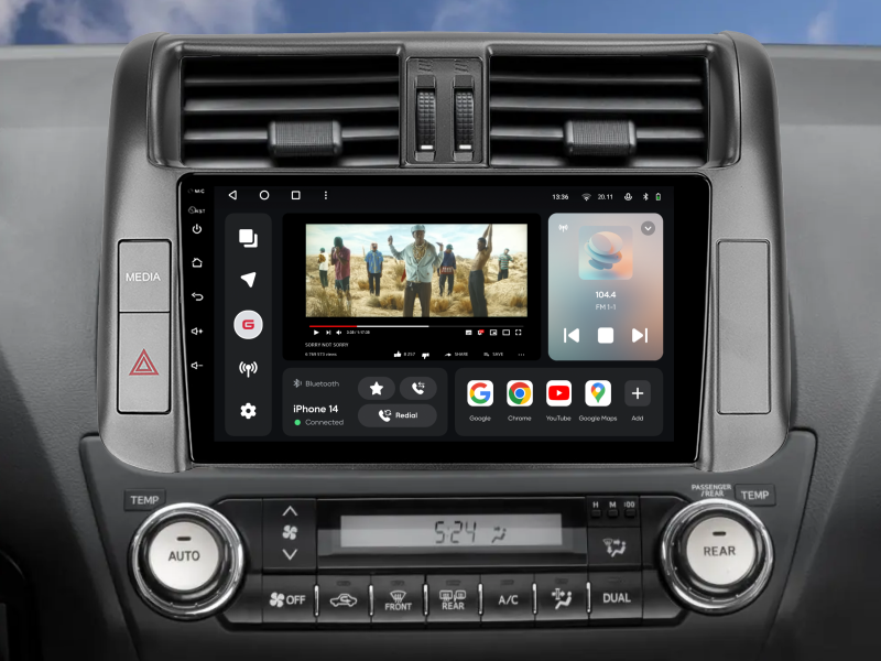 Купити Мультимедійна система Gazer T6009-J150/L PRO MAX до Toyota Land Cruiser Prado 4 (J150) 2009-2013